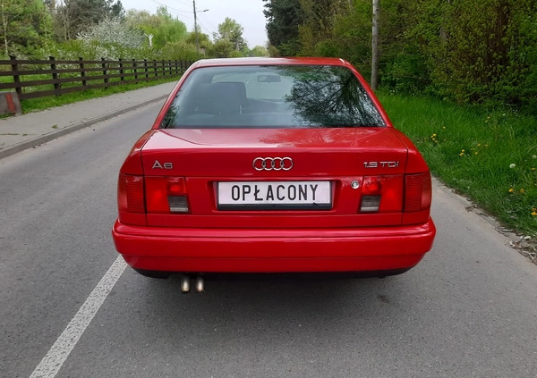 Audi A6 cena 12900 przebieg: 287000, rok produkcji 1995 z Dęblin małe 529